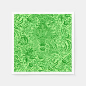 William Morris Indian, Limoen en Kiwi Green Servet (Voorkant)