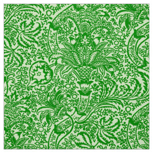William Morris Indian, Limoen en Kiwi Green Stof