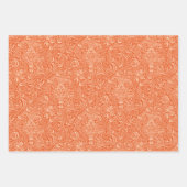 William Morris Indian, Mustard, Blue, Oranje  Inpakpapier Vel (Voorkant 3)