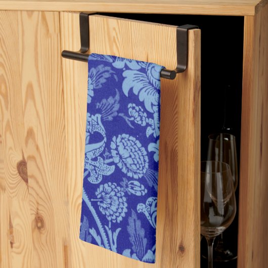 William Morris - Indigo Blue Wey Fabric Kitchen na Theedoek (Derde Gevouwen)