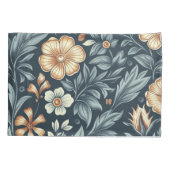 William Morris Inspired Botanical Style Pattern Kussensloop (Achterkant-Links)