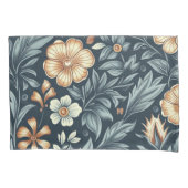 William Morris Inspired Botanical Style Pattern Kussensloop (Voorkant-Links)