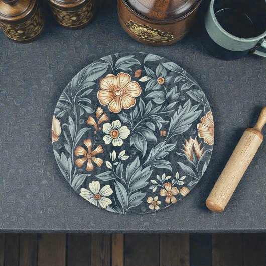 William Morris Inspired Botanical Style Pattern Snijplank