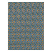 William Morris Inspired Dark Floral Pattern Tafelkleed (Voorkant)