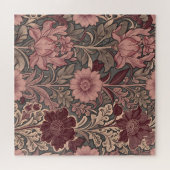 William Morris Inspired Floral Pattern Legpuzzel (Horizontaal)