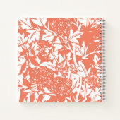 William Morris inspireerde bloemmonogram Notitieboek (Achterkant)