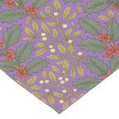 William Morris inspireerde Holly & Mistletoe Korte Tafelloper (Hoek)