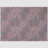 William Morris inspireerde Holly & Mistletoe Tissuepapier (Voorkant)