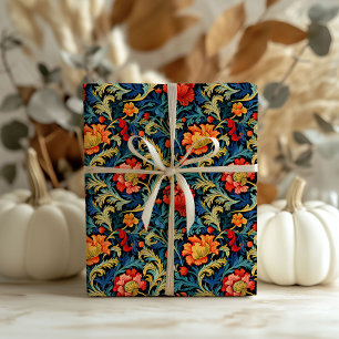 William Morris inspireerde kleurrijke, levendige b Cadeaupapier