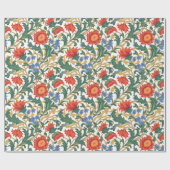William Morris inspireerde kleurrijke, levendige b Cadeaupapier (Vlak)