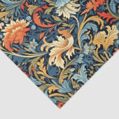 William Morris inspireerde kleurrijke, levendige b Tissuepapier (Detail)