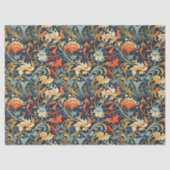 William Morris inspireerde kleurrijke, levendige b Tissuepapier (Voorkant)