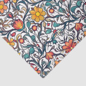 William Morris inspireerde kleurrijke levendige kl Tissuepapier (Detail)