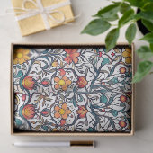 William Morris inspireerde kleurrijke levendige kl Tissuepapier (Geschenk)