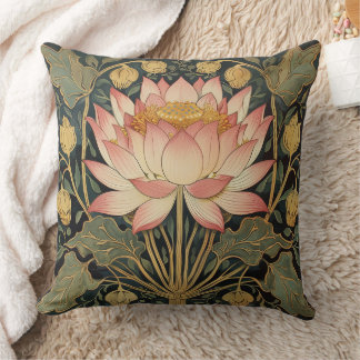 William Morris inspireerde Lotus Flower Sierkussen