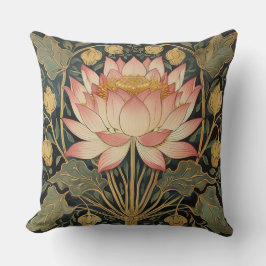 William Morris inspireerde Lotus Flower Sierkussen