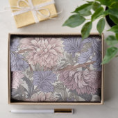 William Morris inspireerde stoffige roze bleke paa Tissuepapier (Geschenk)