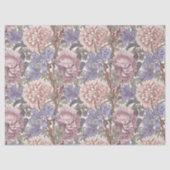 William Morris inspireerde stoffige roze bleke paa Tissuepapier (Voorkant)