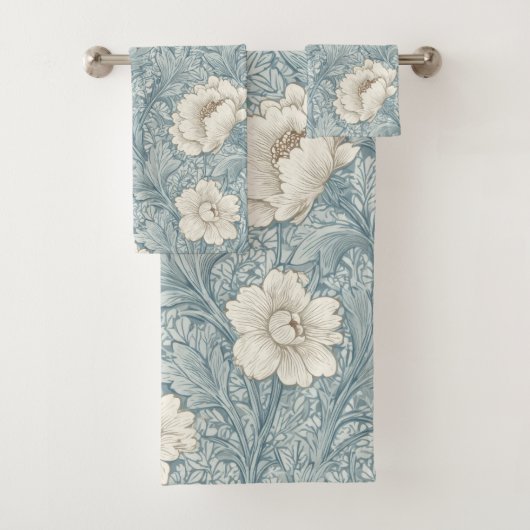 William Morris inspireerend patroon Bad Handdoek (Insitu)