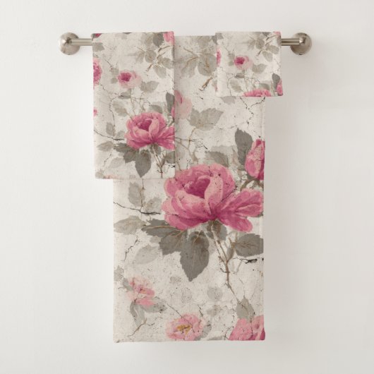 William Morris inspireerend patroon Bad Handdoek (Insitu)