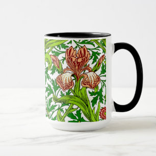 William Morris Iris Bird Floral Pattern Mok