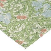 William Morris Iris Bloemen Blauw gebladerte Vogel Lange Tafelloper (Hoek)