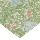 William Morris Iris Bloemen Blauw gebladerte Vogel Tafelkleed (Gekanteld)