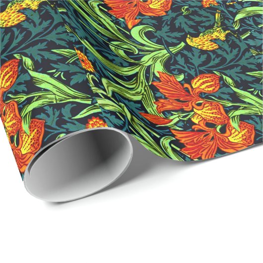 William Morris - Iris Cadeaupapier (Rol Hoek)