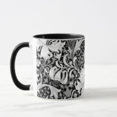 William Morris Iris en Lily, Black en White Mok (Links)