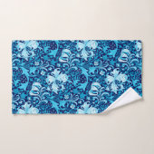 William Morris Iris en Lily, Indigo Blue Bad Handdoek (Handdoek)