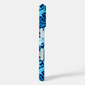 William Morris Iris en Lily, Indigo Blue & White Case-Mate iPhone Case (Achterkant / Rechts)