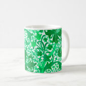 William Morris Iris en Lily, Jade Green Koffiemok (Voorkant rechts)