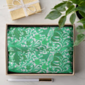 William Morris Iris en Lily, Jade Green Tissuepapier (Geschenk)