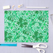 William Morris Iris en Lily, Jade Green Tissuepapier (Craft)
