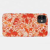 William Morris Iris en Lily, Mandarin Oranje Case-Mate iPhone Case (Achterkant (horizontaal))