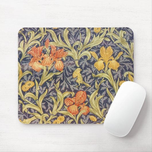 William Morris Iris - Mousepad Muismat (Met muis)