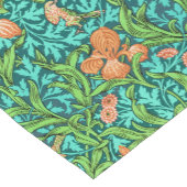 William Morris Iris Pattern, Oranje en Turquoise Korte Tafelloper (Hoek)