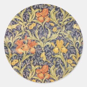 William Morris Iris Ronde Sticker
