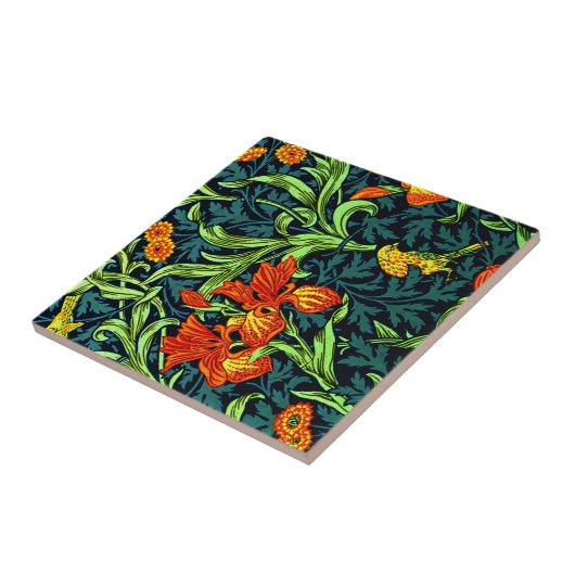 William Morris - Iris Tegeltje (Zijkant)