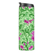 William Morris Irise, Green, Magenta en Orchid Thermosbeker (Geroteerd rechts)