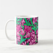 William Morris Irises, Fuchsia Pink en Wine Koffiemok (Links)