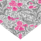 William Morris Irises, Pink en Silver Grey/Gray Korte Tafelloper (Hoek)