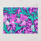 William Morris Iriss, Amethyst Paars Briefkaart (Voorkant)