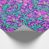 William Morris Iriss, Amethyst Paars Cadeaupapier (Hoek)