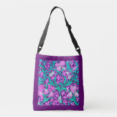 William Morris Iriss, Amethyst Paars Crossbody Tas (Achterkant)