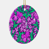 William Morris Iriss, Amethyst Paars Keramisch Ornament (Rechts)