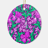 William Morris Iriss, Amethyst Paars Keramisch Ornament (Links)