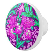 William Morris Iriss, Amethyst Paars Keramische Knop (Rechts)