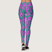 William Morris Iriss, Amethyst Paars Leggings (Achterkant)