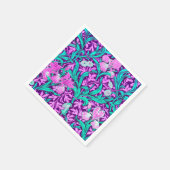 William Morris Iriss, Amethyst Paars Servetten (Hoek)